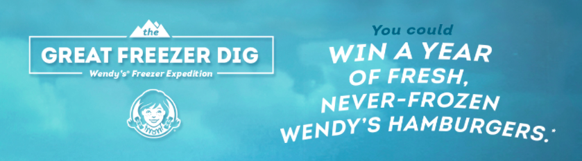Wendy's Freezer Dig