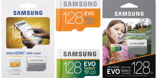 Samsung 128 GB Memory Cards ONLY $24.88 (Regularly $84.99) – Ultra-Fast Performance