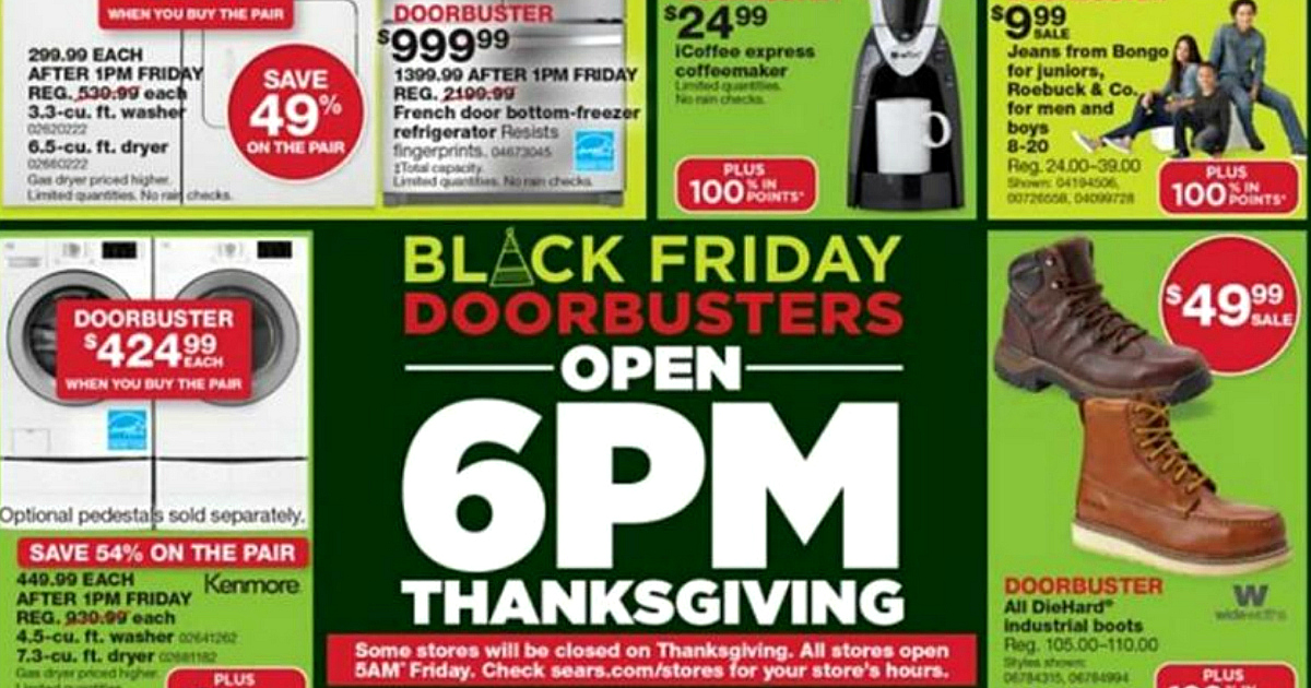 Sears Black Friday Ad Scan NOW LIVE Hip2Save