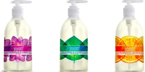 Amazon: SIX Seventh Generation Hand Soaps Only $10.76 Shipped (Just $1.80 Each)