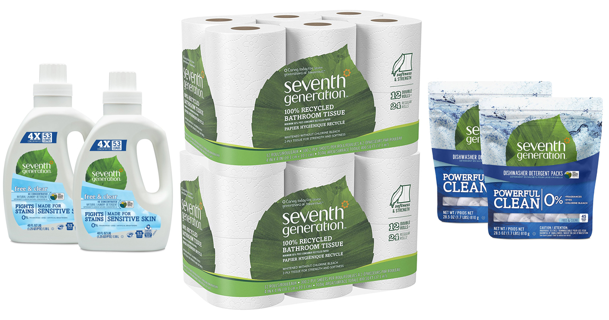 Amazon 35 off Seventh Generation Laundry Detergent, Toilet Paper & More