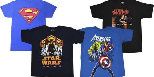 Best Buy: Disney & Marvel Tees ONLY $2.99 (Regularly $12.99)