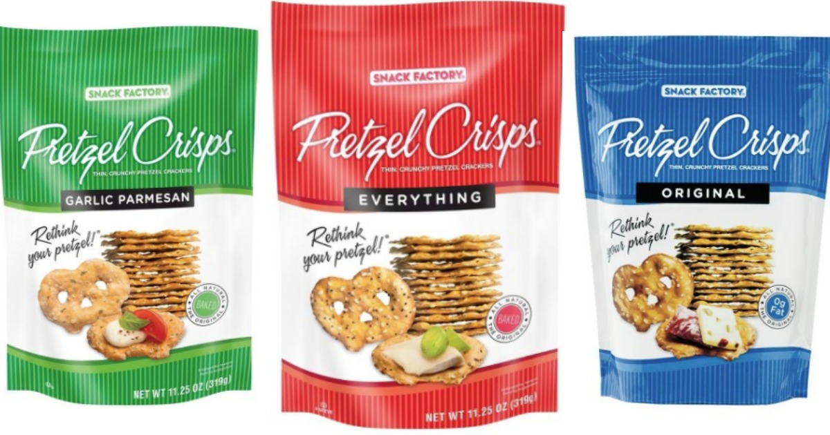 New 1/1 Pretzel Crisps Coupon = Only 2 Per LARGE Bag at Target