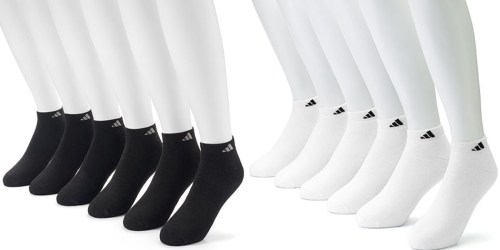 Kohl’s: 12 Pairs of Men’s Adidas Socks Only $14.45 (Regularly $36)