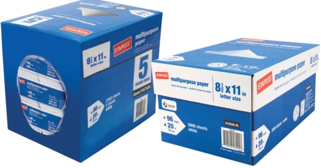 Staples Great Deals On Paper & More After Easy Rebates (Starting 11/6)
