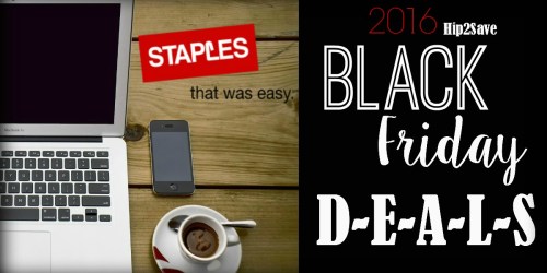 Staples: 2016 Black Friday Deals