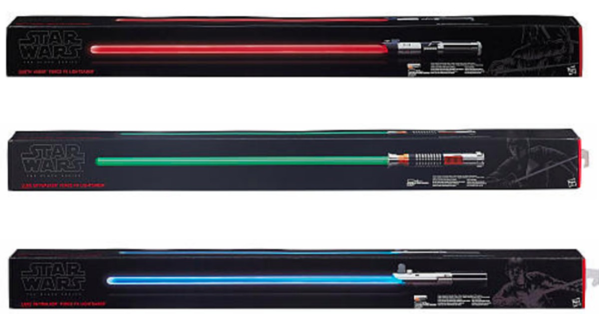 Star wars lightsaber toys deals r us