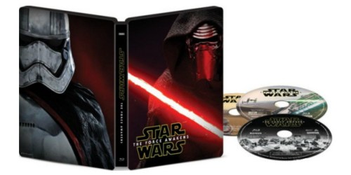 Best Buy: Star Wars: The Force Awakens Blu-ray/DVD SteelBook Combo Only $14.99