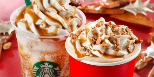 Buy 1 Get 1 FREE Starbucks Holiday Beverages (November 10th-14th)