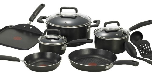 Amazon: T-fal Nonstick 12-Piece Cookware Set Only $39.99 (Was $75.99)