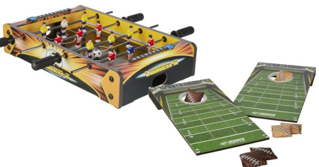 Academy Sports Tabletop Soccer Air Hockey Games Only 9 99 Each