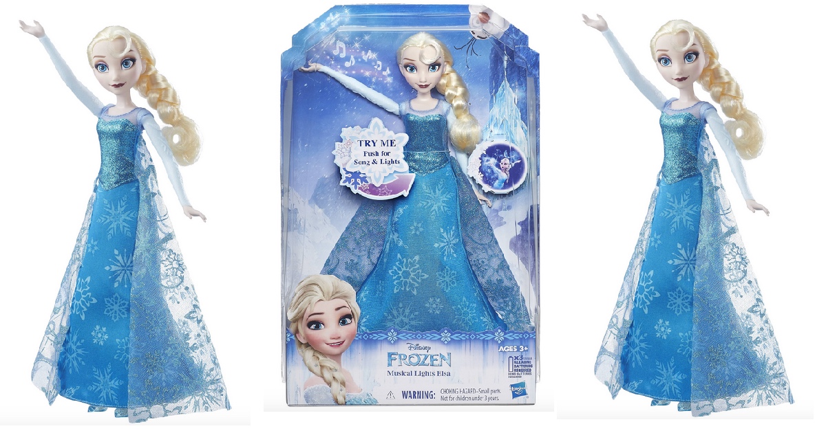 Frozen musical best sale elsa doll