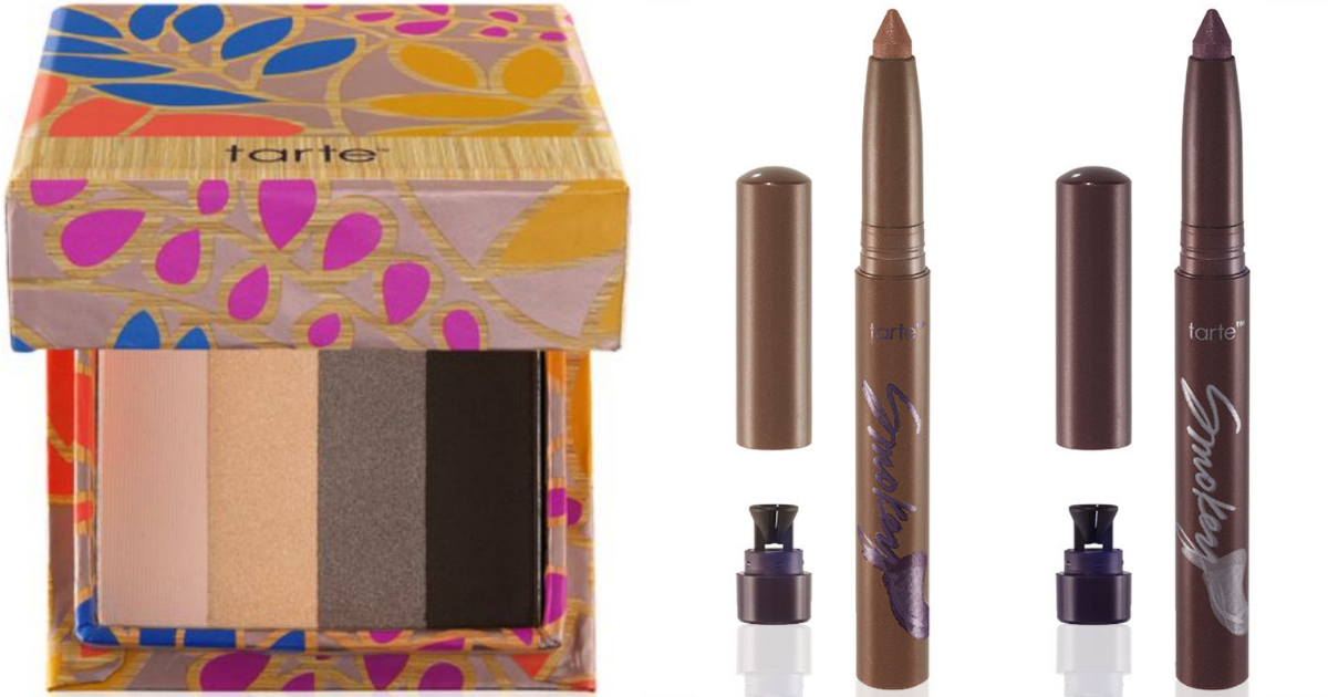 Tarte Cosmetics 25 Off + FREE Brush = Eyeshadow Quad AND Eye Liner