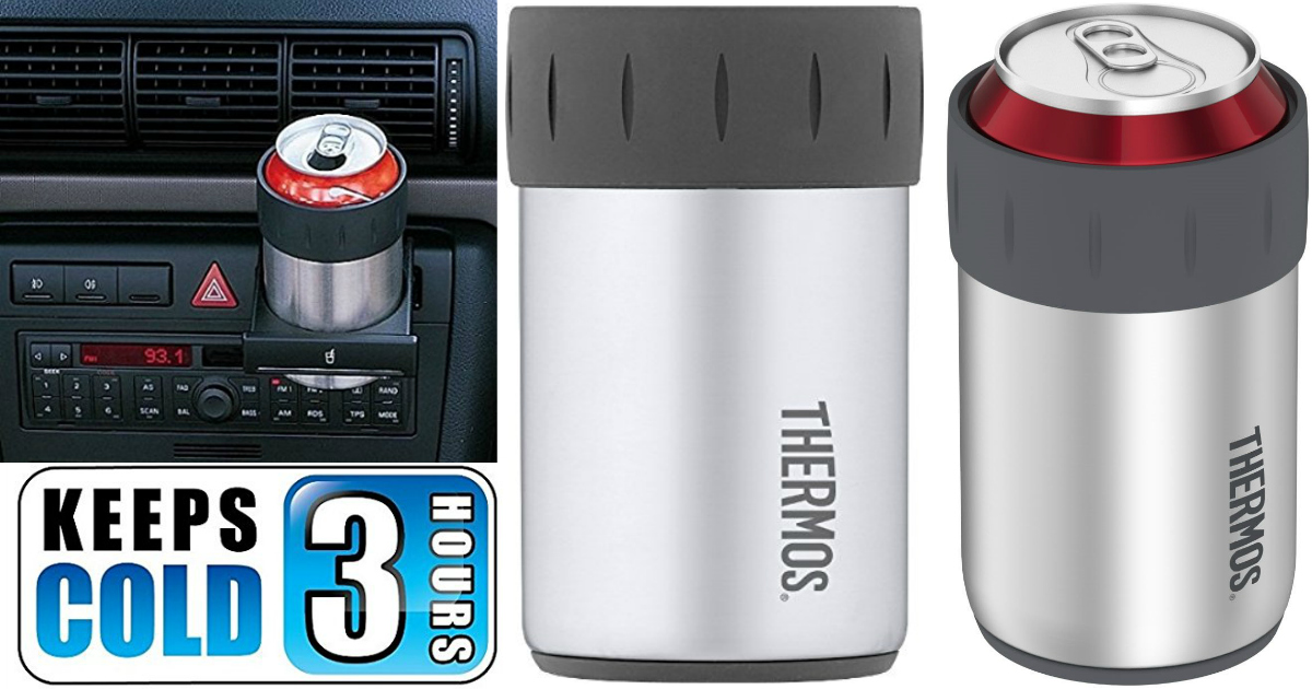 Amazon Thermos Stainless Steel Beverage Can Insulator ONLY 6.99 (Lowest Price!)