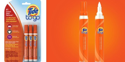 Amazon: 3-Pack Tide To Go Instant Stain Remover Pens Only $3.63 Shipped