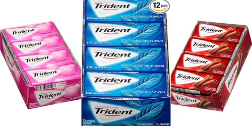 Amazon: Trident Sugar Free Gum Only 34¢ Per Package Shipped