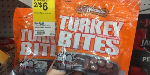 Walgreens: Old Wisconsin Turkey Bites 4.5-Oz Bags Only $2 Each