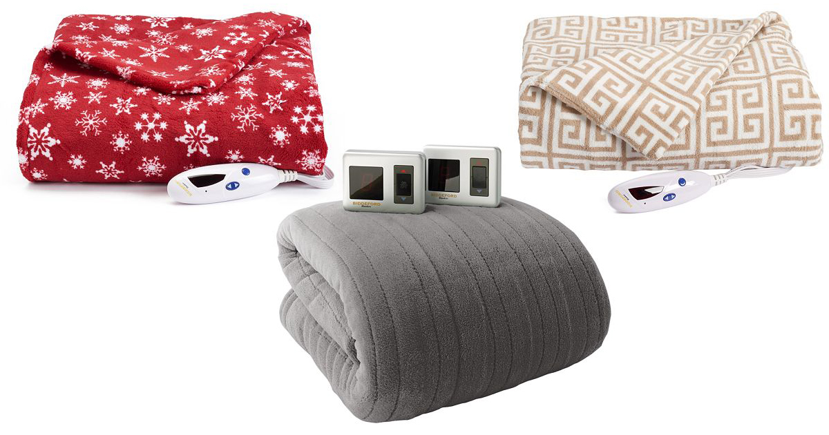 Kohl's Biddeford Heated Plush Throws ONLY 18.69 (Regularly 79.99
