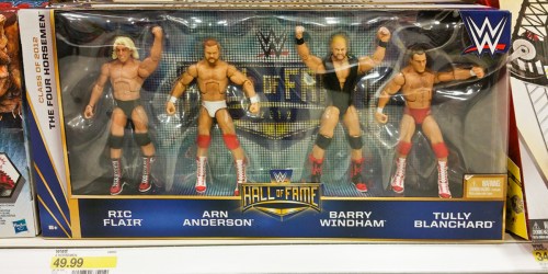Target: WWE Hall of Fame Four Horsemen Figure Set Only $13.49 (Regularly $49.99)