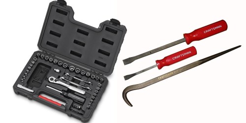 Stock Up on Tools! Craftsman 58 Piece Mechanics Tool Set w/ Storage Case Only $22.49 (Reg. $50)