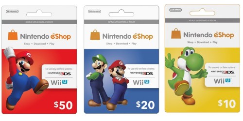 Best Buy: 15% Off Nintendo eShop Gift Cards + FREE Shipping