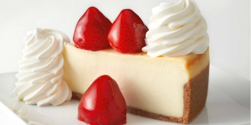 The Cheesecake Factory: 2 FREE Cheesecake Slices with $25 Gift Card Purchase