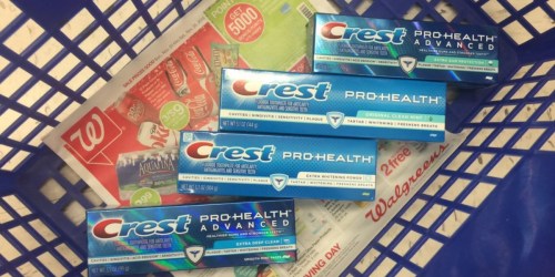 Walgreens Shoppers! *HOT* Crest Pro-Health Toothpaste Overlapping Deal