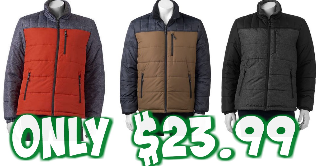 kohls puffer jackets