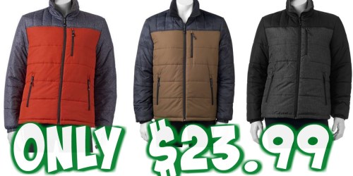 Kohl’s.com: Men’s & Women’s Puffer Jackets Starting at ONLY $23.99 Shipped