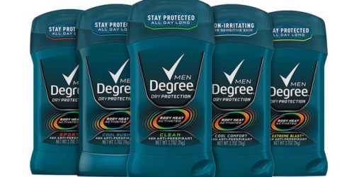 Amazon: 6 Degree Men Deodorants ONLY $10 Shipped (Just $1.67 Each)