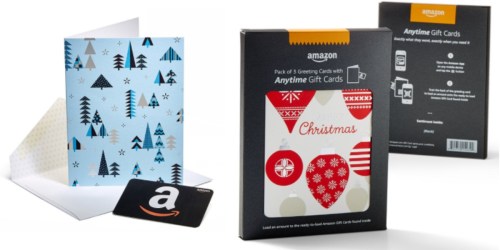 Lightening Deal: 3 Greeting Cards w/ Anytime Gift Cards 99¢ + Possibly Earn $6 Amazon Credit