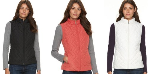 Kohl’s: Women’s Croft & Barrow Classic Quilted Vests Only $12.74 Each (Regularly $44)