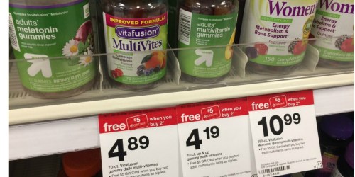 Target Shoppers! Score Big Savings on Vitafusion, Centrum & More Adult Vitamins