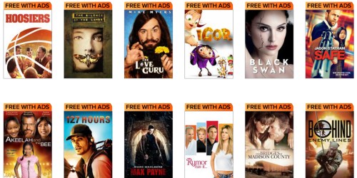 VUDU Movies on Us: Stream Thousands Of Movies Completely FREE