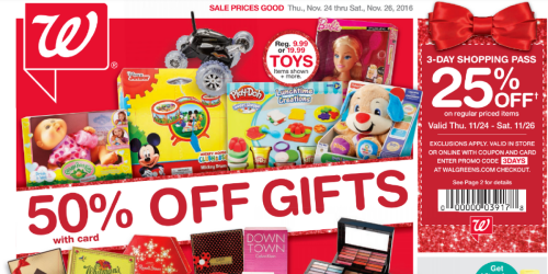 Walgreens: Black Friday Ad Scan Available (50% Off Toys, Cheap Nabisco & More)
