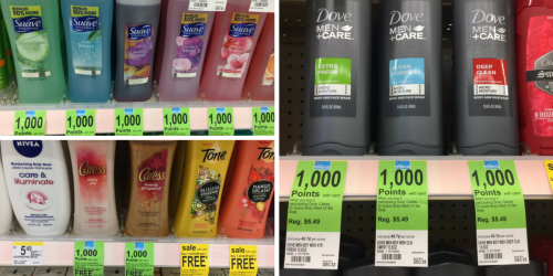 Walgreens: Suave Body Wash Only 50¢, Caress Body Wash $1.25 & More