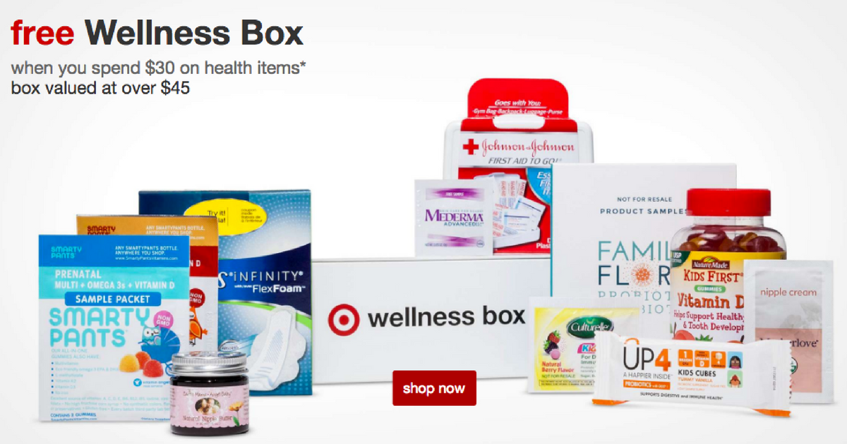 Free wellness product item samples