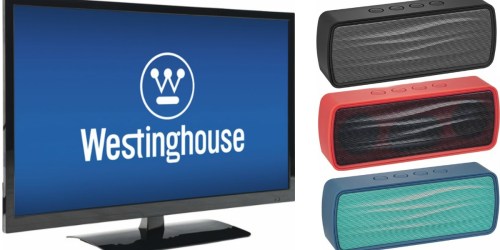 Best Buy: Westinghouse 32″ HDTV AND Insignia Bluetooth Speaker Only $77.98 Shipped