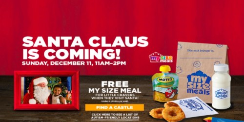 White Castle: Visit Santa and Score Free Kid’s Meal (December 11th Only)