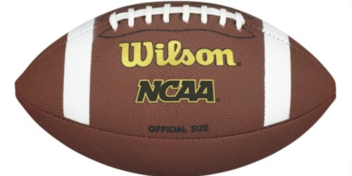 Wilson NCAA Official Football Only $8.99 (Regularly $17.99)
