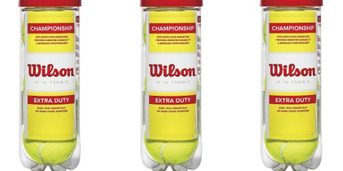 3-Count Wilson Championship Tennis Ball Pack Only $1.42 Shipped (Great Stocking Stuffer)