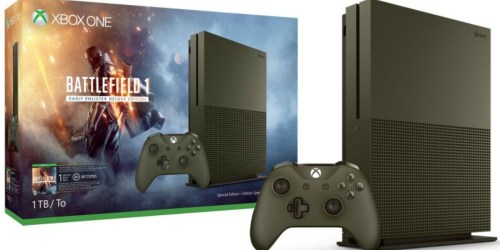Xbox One S Battlefield 1 Special Edition Console Bundle Only $254.99 Shipped