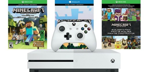 Xbox One S 500GB Minecraft Bundle Only $212.49 Shipped (Regularly $299.99)
