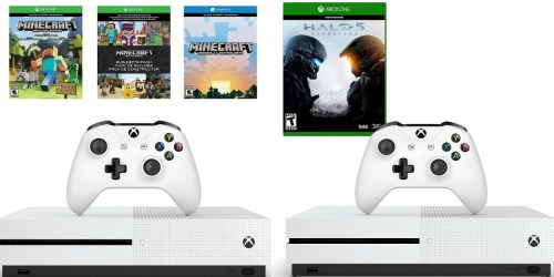 Kohl’s: Xbox One S 500GB Minecraft or Halo 5 Bundle Only $249.99 + Earn $75 Kohl’s Cash