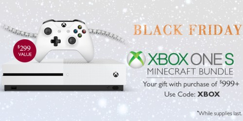Helzberg Diamonds: FREE Xbox One S Minecraft Bundle ($299 Value) with $999 Purchase