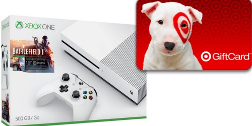 Target.com: Xbox One S 500GB Battlefield Bundle $249.99 AND Free $40 Gift Card + More