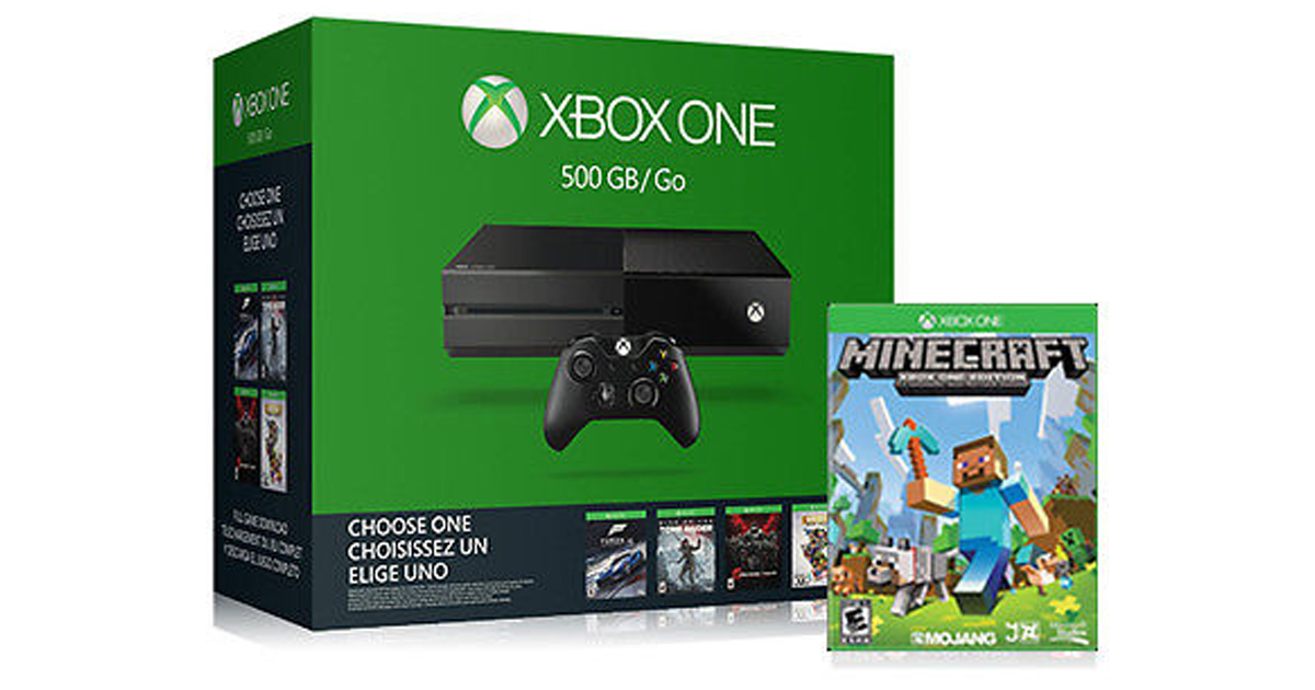 xbox one minecraft edition 500gb