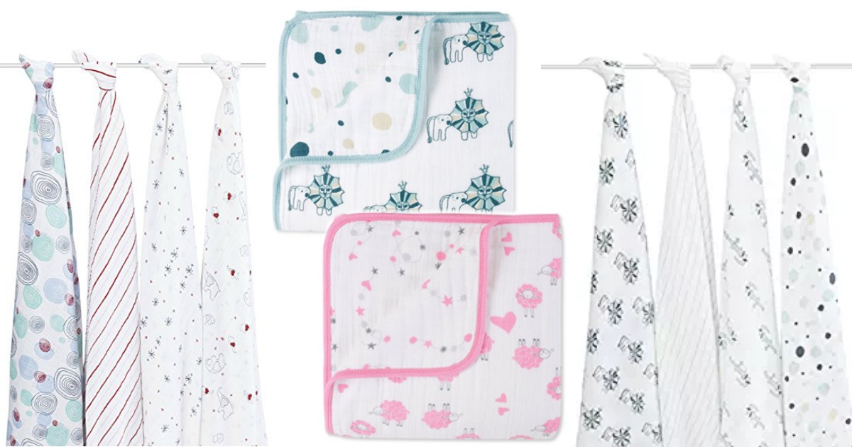 Amazon Save BIG on Aden + Anais Blankets and Bed In A Bag Sets