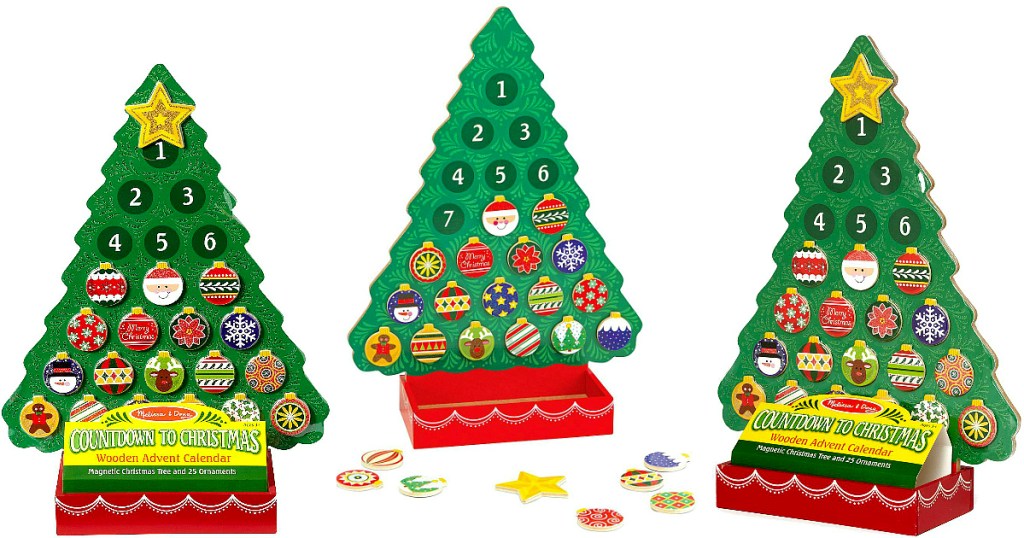 Melissa Doug Wooden Advent Calendar Christmas Tree Only $8 99 Each