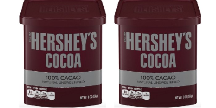 Amazon Prime: 6 Pack Hershey’s Cocoa 8-Ounce Cans $11.34 Shipped ($1.89 Each)